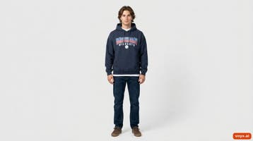 Gildan Hoodies Heren maat L Marineblauw Vintage, Ophalen of Verzenden, Nieuw