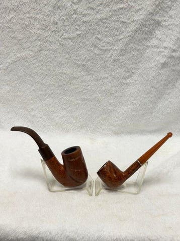 Set van 2 luxe vintage Bruyère tabakspijpen - Giant, Nieuw