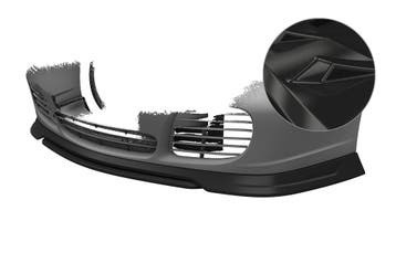 Cupspoilerlip met ABE voor Porsche 911/996 CSL852-G, Auto-onderdelen, Carrosserie en Plaatwerk, Verzenden, Nieuw