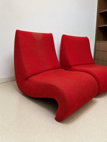 Vitra - Verner Panton - Fauteuil (2) - Amoebe -