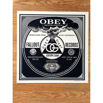 Shepard Fairey (OBEY) (1970) - Isotope Soap (artist proof)