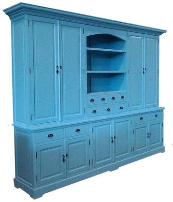 Buffetkast turquoise Driel 300cm, Ophalen of Verzenden, Nieuw