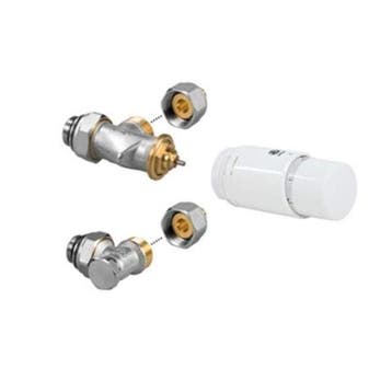 Jaga aansluitset 225 haaks 16 mm incl. thermostaatkop wit, Verzenden, Nieuw