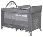 Lorelli Noemi Plus Cool Grey Star Campingbed Met, Kinderen en Baby's, Babywiegjes en Ledikanten, Verzenden, Nieuw