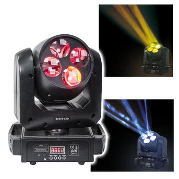 Ibiza Light BEE40-LED Bee Effect Led Movinghead 4x 10W DMX, Verzenden, Nieuw, Overige typen