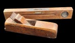 Werkgereedschap (2) - Hobel en waterpas vintage