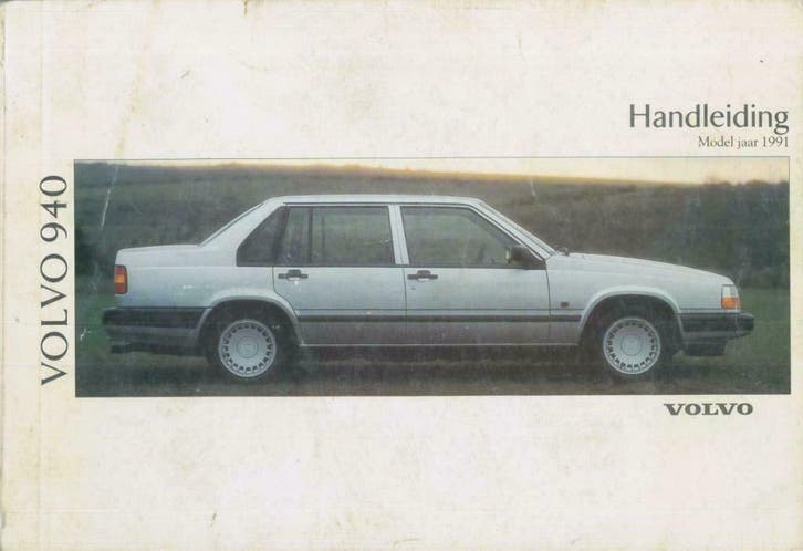 1990 Volvo 940 Instructieboekje Handleiding Nederlands, Auto diversen, Handleidingen en Instructieboekjes, Verzenden