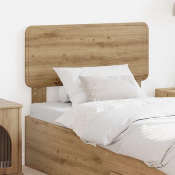 vidaXL Hoofdbord Artisan Eiken Bewerkt hout, Verzenden, Nieuw, Bruin, Hout