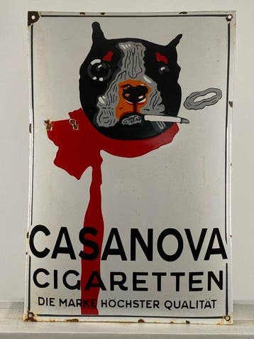 Casanova - Reclamebord - 60x40cm - Gemaakt van dikke