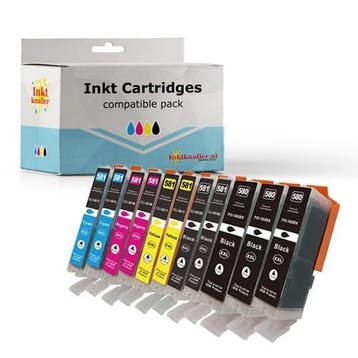 Huismerk Canon PGi-580 XXL - CLi-581 XXL Duo pack - 11 stuks, Computers en Software, Printerbenodigdheden, Verzenden, Nieuw, Cartridge