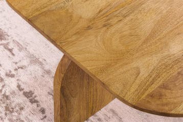 Salontafelset GATSBY 100cm/45cm set van 2 mangohout bruin -, Ophalen of Verzenden, Nieuw