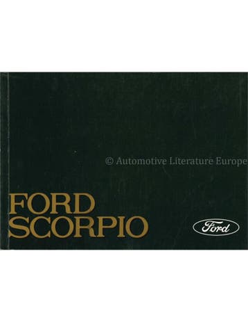 1988 FORD SCORPIO INSTRUCTIEBOEKJE DUITS, Auto diversen, Handleidingen en Instructieboekjes