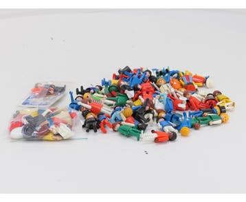 Playmobil Set van 60 Figuren met Accessoires #9604, Ophalen of Verzenden, Gebruikt