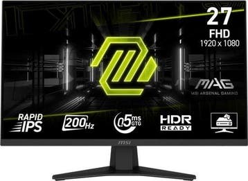 MSI MAG 274F - Full HD Gaming Monitor - Rapid IPS - 200Hz, Computers en Software, Gaming, MSI, IPS, Full HD