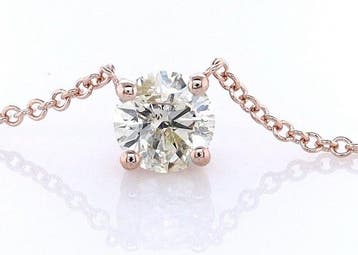 Zonder minimumprijs - Ketting met hanger - 14 karaat