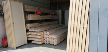 rechte trap steektrap molenaarstrap zoldertrap 80 cm € 180,-, Ophalen, Nieuw, Trap, 2 tot 4 meter