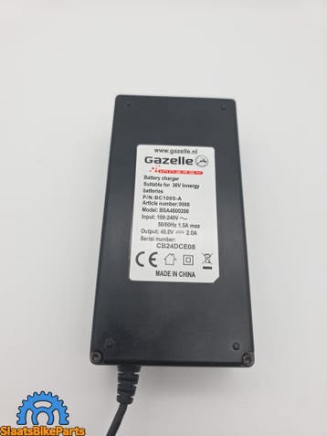 Acculader | Gazelle Innergy | 36V | BSA4800200, Ophalen of Verzenden, Gebruikt