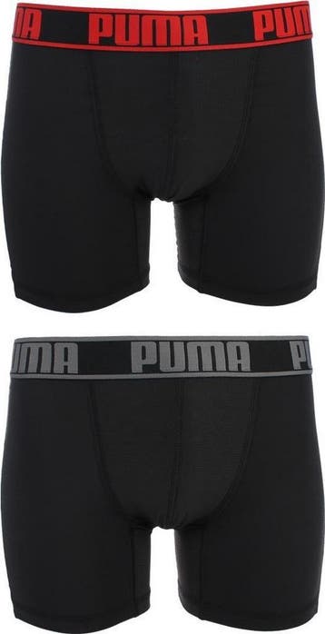PUMA - maat S-  Active Style Boxershort - 2-pack - Zwart, Verzenden