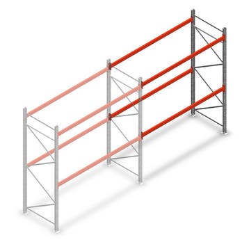 Deels gebruikte AR T2 palletstelling 2500x2700x1100mm