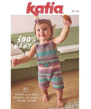Katia Baby no. 116 - Lente/Zomer, Tijdschrift met 35 breip, Hobby en Vrije tijd, Breien en Haken, Ophalen of Verzenden, Nieuw