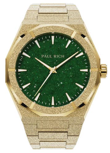 Paul Rich Frosted Star Dust II Gold Green FRSD208 horloge, Overige merken, Staal, Verzenden, Polshorloge