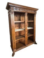 Boekenkast - Walnoot - Hoogte: 178 cm