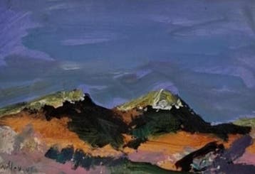 Schilderij, Maya Wildevuur (1944-2023), Texel, 1995, Nieuw