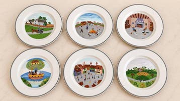 Villeroy & Boch - 6 Assiettes décoratives « Design Naïf » -
