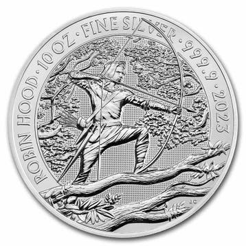 Myths and Legends - Robin Hood 10 oz 2023, Postzegels en Munten, Verzenden, Losse munt, Zilver