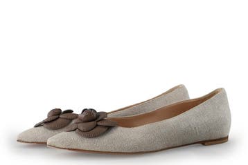 Roberto Festa Ballerinas in maat 37 Beige, Verzenden, Beige, Ballerina's, Zo goed als nieuw