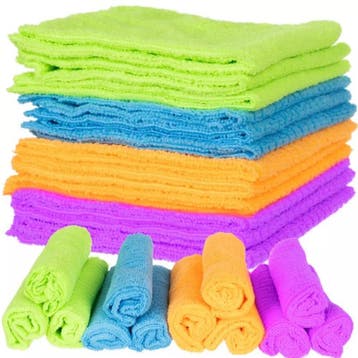 Ruhhy Microvezel Doekjes - Set van 12: Maakt Schoonmaken..., Ophalen of Verzenden, Nieuw