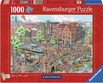 Rotterdam , FLeroux comic style - 1000 stukjes, Ophalen of Verzenden, Nieuw