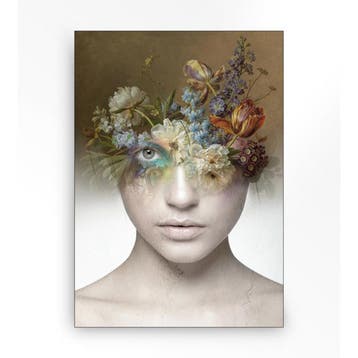 *WOONWINKEL* Urban Cotton Bloom Wandkleed In Frame L 145x190, Verzenden, Nieuw