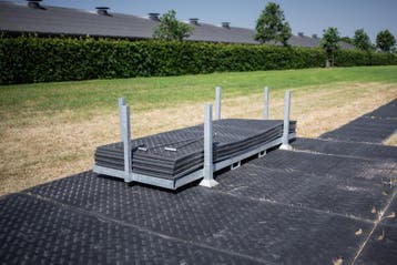 Kunststof rijplaten huren | Grote voorraad rijplaten te huur, Ophalen of Verzenden, Zo goed als nieuw