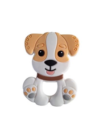 Hondje bijtfiguur oranje, Verzenden, Nieuw