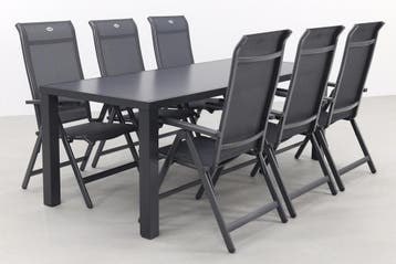 VDG Verstelbare tuinset Corsica, Verzenden, Nieuw, Overige materialen, Tuinset