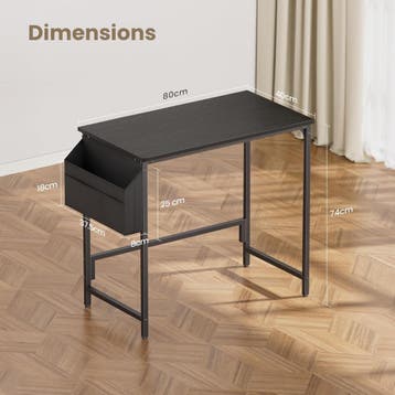 Gaming bureau - Gaming desk - Gaming tafel - 80x40 cm - Zwar, Verzenden, Zo goed als nieuw