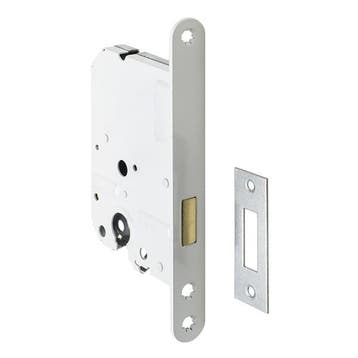 Deurbeslag | Kastslot | Intersteel | 55 mm (Cilinder, Wit), Verzenden, Nieuw