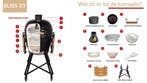 BLISS kamado 23 - levenslange garantie - gratis levering!, Ophalen of Verzenden, Nieuw, BLISS, Met accessoires