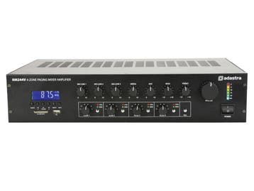 Adastra RM244V 100V Mixer Versterker Met 4-zone Paging 240W, Verzenden, Nieuw, Overige merken