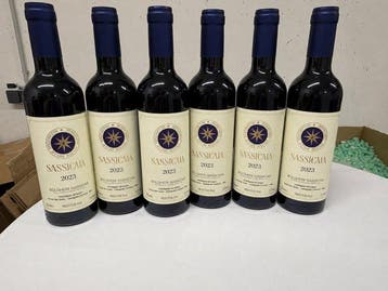 2023 Tenuta San Guido, Sassicaia - Bolgheri - 6 Halve, Nieuw