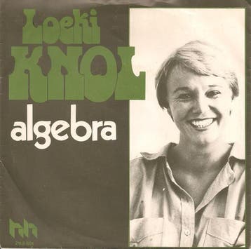 vinyl single 7 inch - Loeki Knol - Algebra, Cd's en Dvd's, Verzenden, Zo goed als nieuw, 7 inch, Nederlandstalig