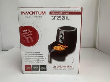 Inventum GF252HL - Airfryer - 2,5 liter - 80 tot 200°C -, Verzenden, Nieuw