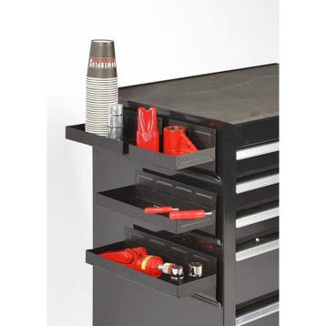 Set van 4 magnetische bakken - zwart, Ophalen of Verzenden, Nieuw