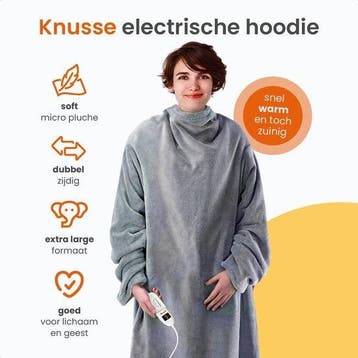 2dekans | Goliving Elektrische deken met Mouwen - Fleece, Ophalen of Verzenden, Zo goed als nieuw