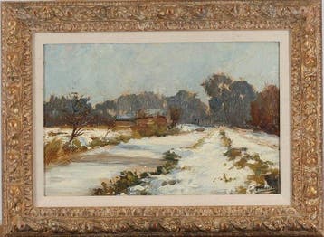 Kees Terlouw (1890-1948) - Winter landschap, Antiek en Kunst