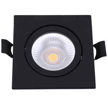 LED INBOUWSPOT | LAOM | SLIM-FIT | 6W | DIM | ZWART | CCT-S, Ophalen of Verzenden, Nieuw