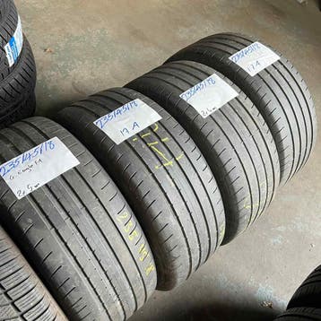 4 x Goodyear Eagle F1 235-45-18 Zomerbanden 5mm, 18 inch, Gebruikt, Ophalen of Verzenden, 235 mm