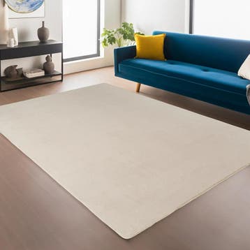 Wasbaar Vloerkleed | Joy | Uni | Crème | 140x200 cm, Verzenden, Nieuw