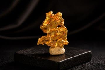 Goud Goud nugget - Hoogte: 23.08 mm - Breedte: 17.96 mm-